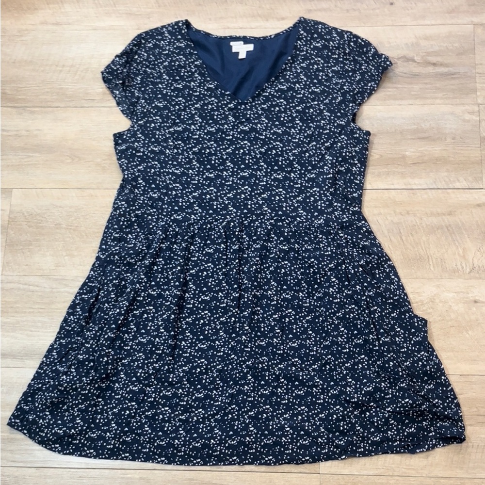 Garnet Hill Summer Day Crepe Dress Size 16